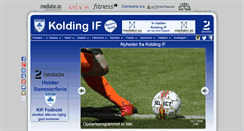 Desktop Screenshot of kif-fodbold.dk